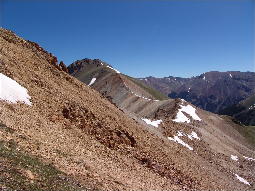 Whitecross traverse scree